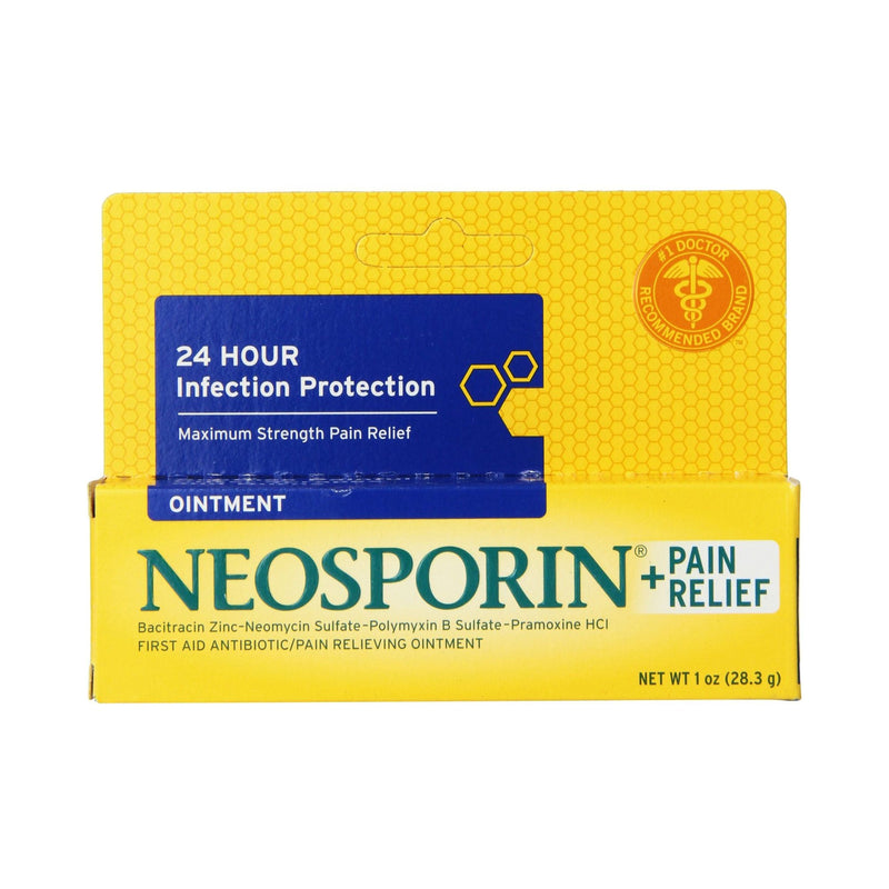 Neosporin + Pain Relief Ointment Maximum Strength, 1-ounce Tube (Each) 