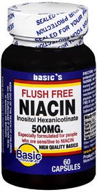 Basic's Flush Free Niacin / Inositol Dietary Supplement (Bottle of 60)