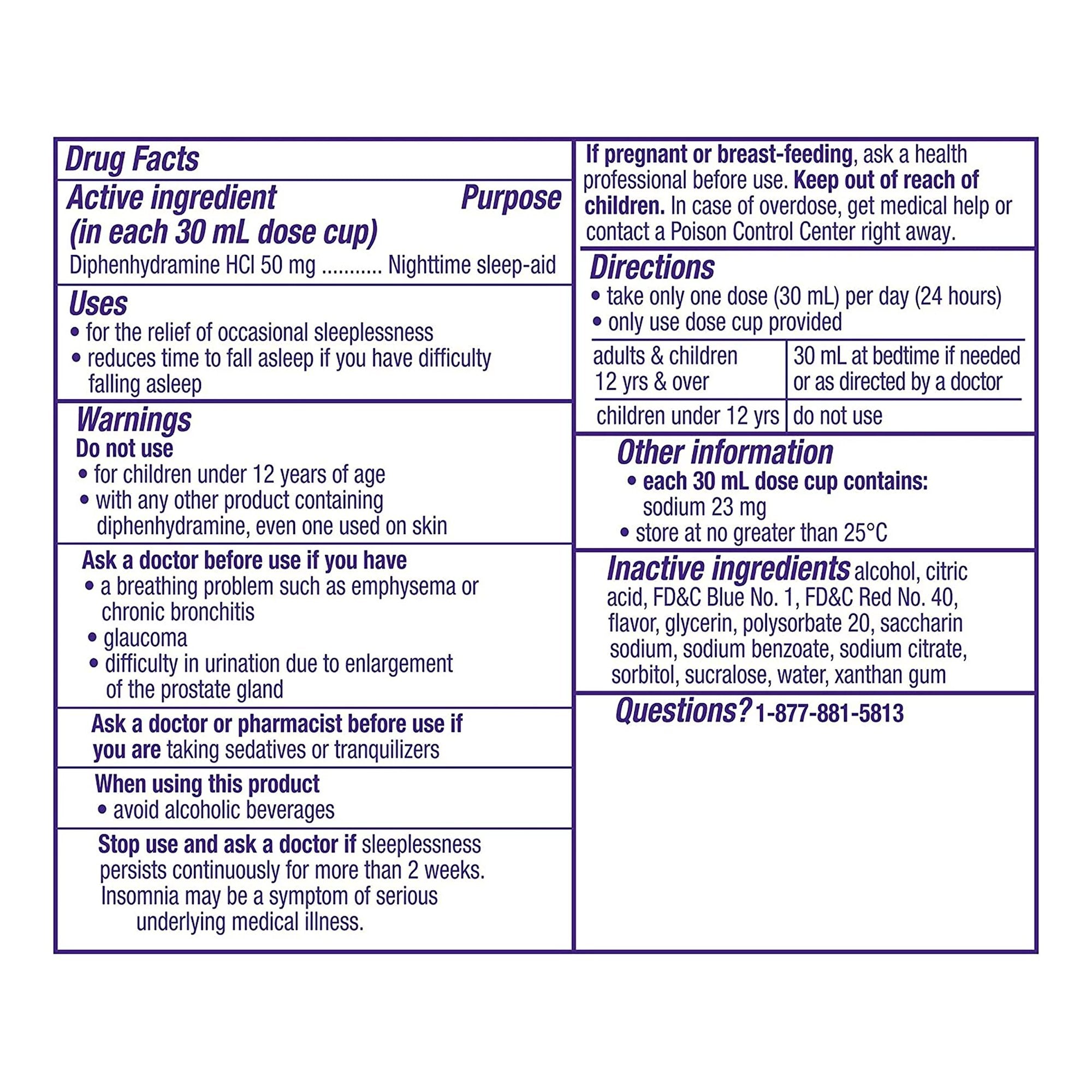 Procter & Gamble ZzzQuil Nighttime Sleep-Aid Liquid, Warming Berry 