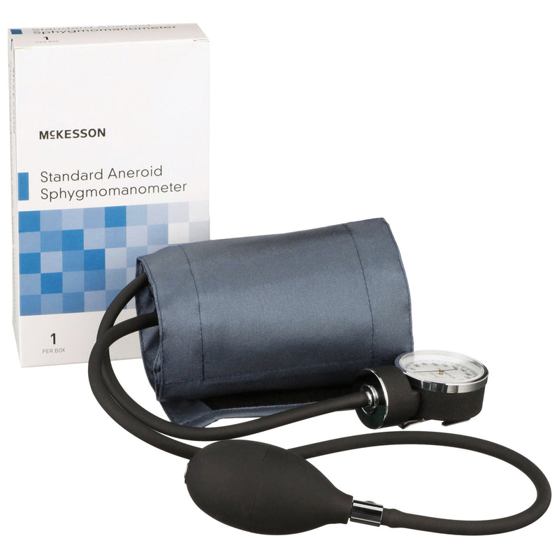 McKesson Aneroid Sphygmomanometer with Cuff, 2-Tube, Pocket-Size, Medium Cuff (Case of 20)