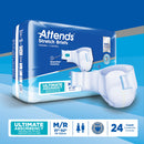 Attends Stretch Briefs, Medium / Regular (Case of 96)