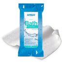 Sage Comfort Bath Rinse-Free Wipes, Aloe, Unscented, Soft Pack (Case of 60)