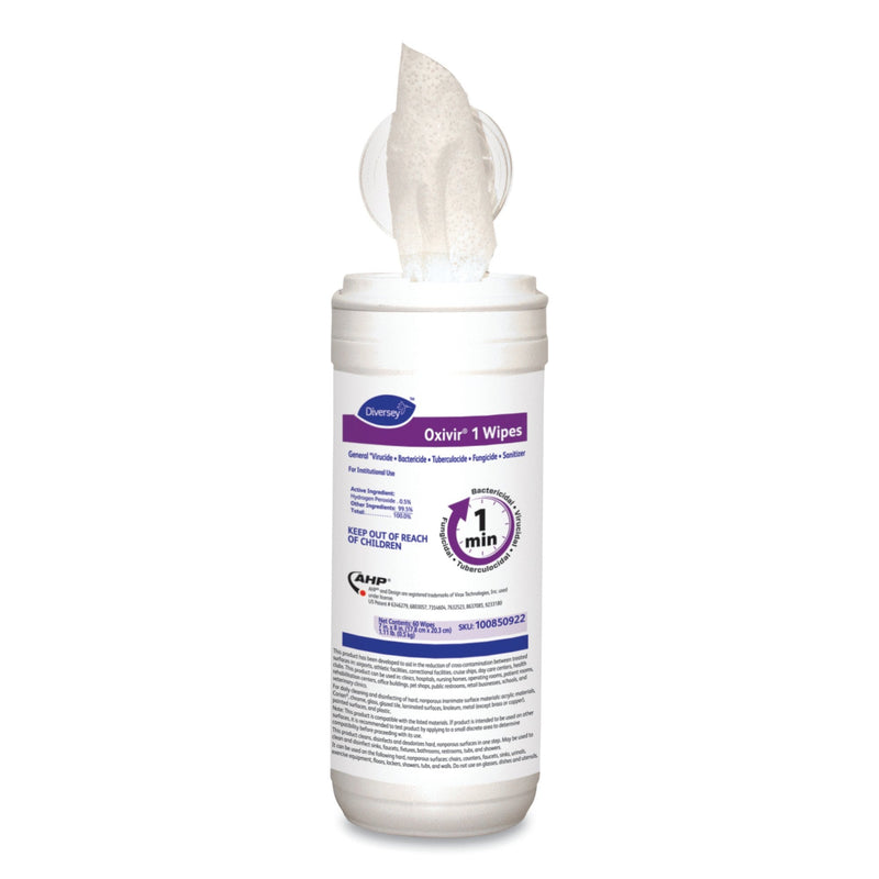 Oxivir 1 Hydrogen Peroxide Surface Disinfectant Cleaner Wipes (Case of 720) 