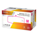 New Age 9128 Series Nitrile Exam Glove, Medium, Violet-Blue (Case of 2500)
