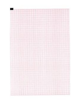 Recording Chart Paper Nihon Kohden Z-Fold Red Grid (Case of 10 Packs)