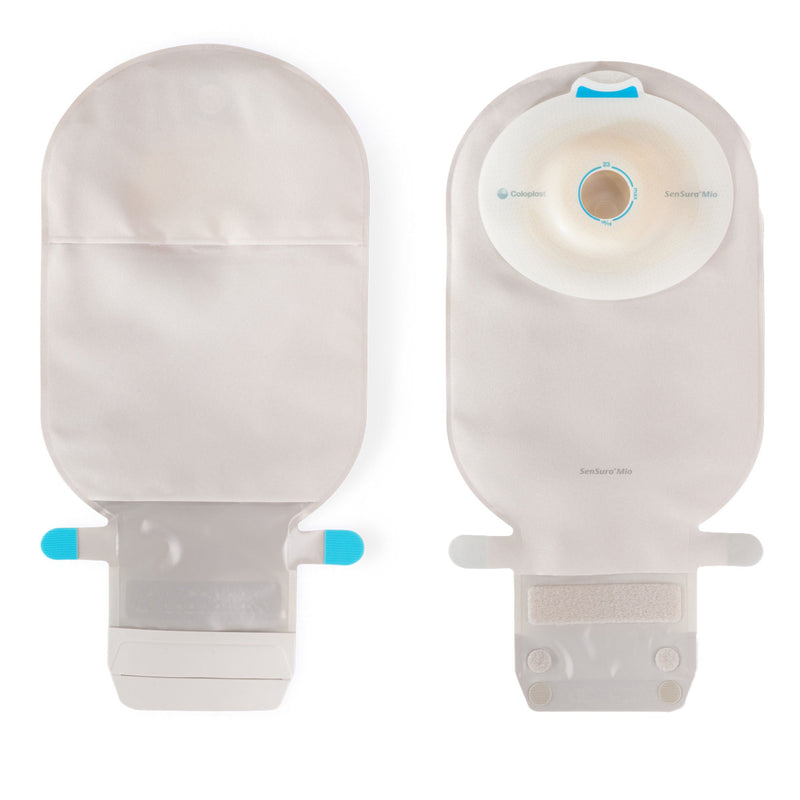 SenSura Mio Convex Light 1-Piece Opaque Ostomy Pouch, 28mm Stoma (Box of 10)