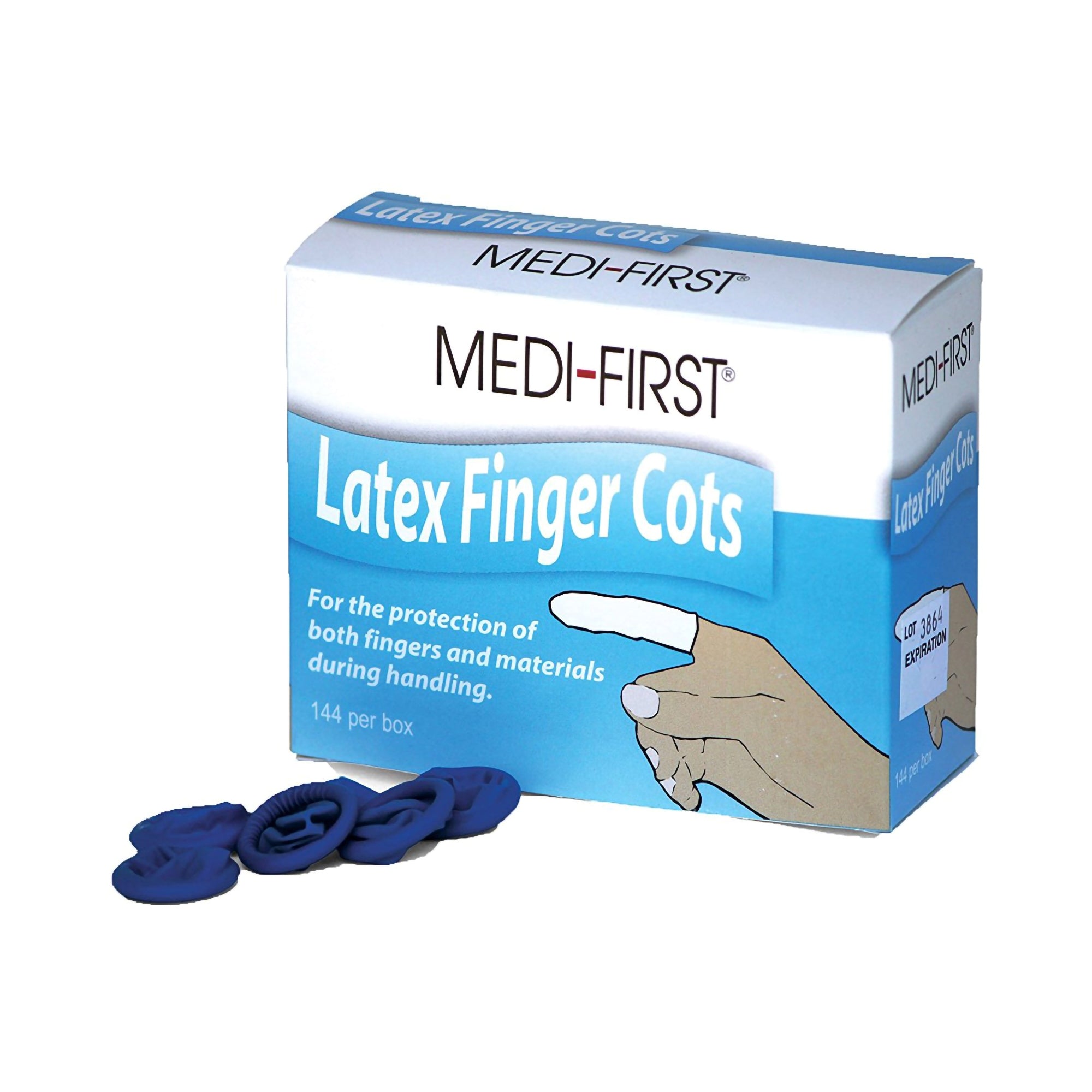 Medique Products Medi-First Finger Cot, Large (144/BX) 