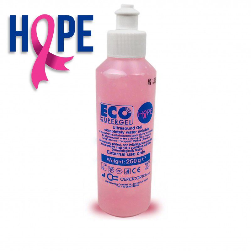 Ceracarta ECO SuperGel  0.26 L Bottle (12 per Case) - Pink Hope Edition