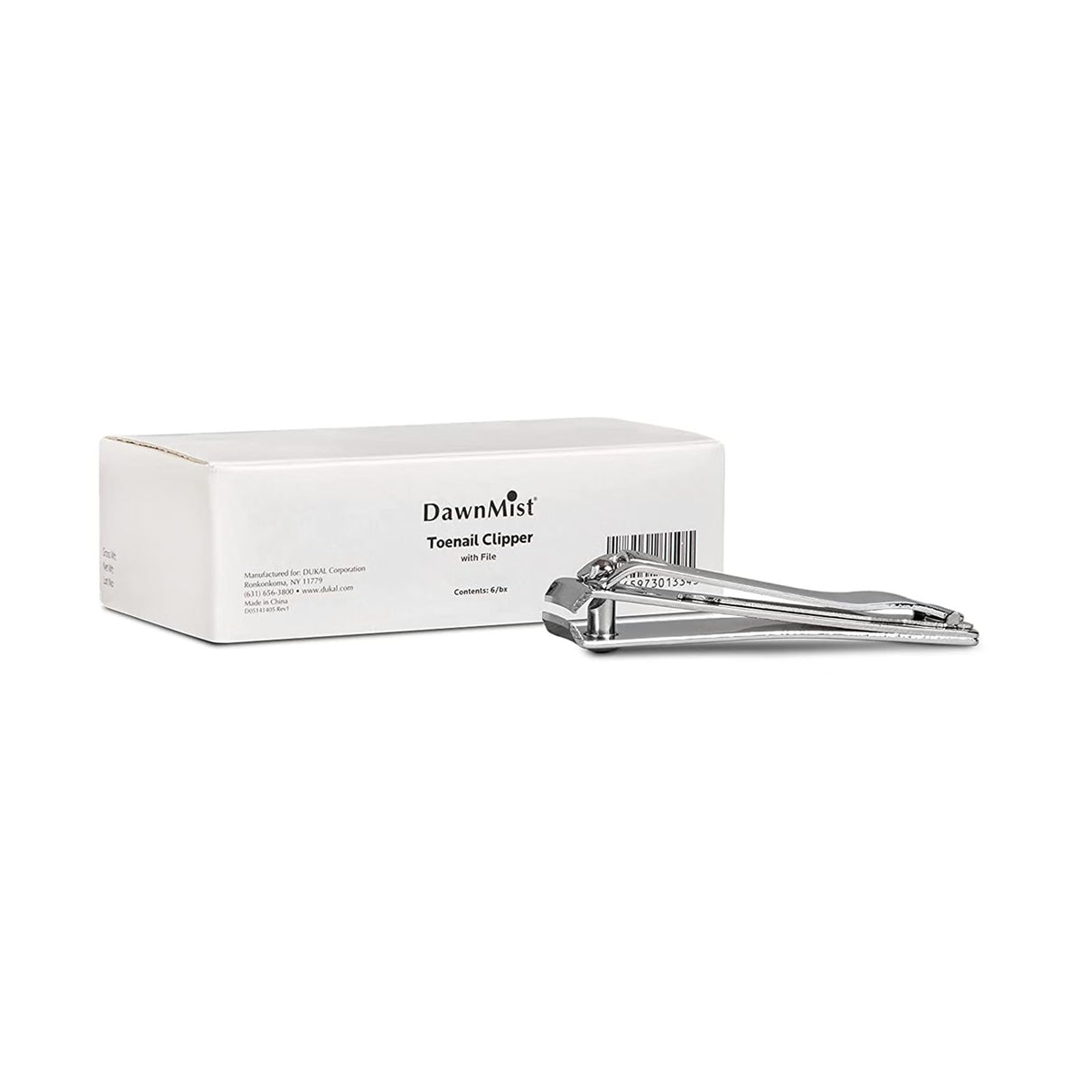 DawnMist Toenail Clippers with File (Case of 144)