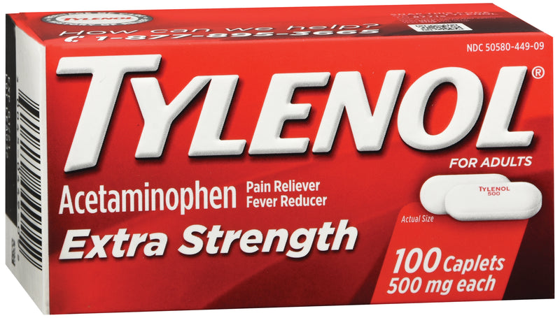 Tylenol Extra Strength Caplets (Case of 4800)