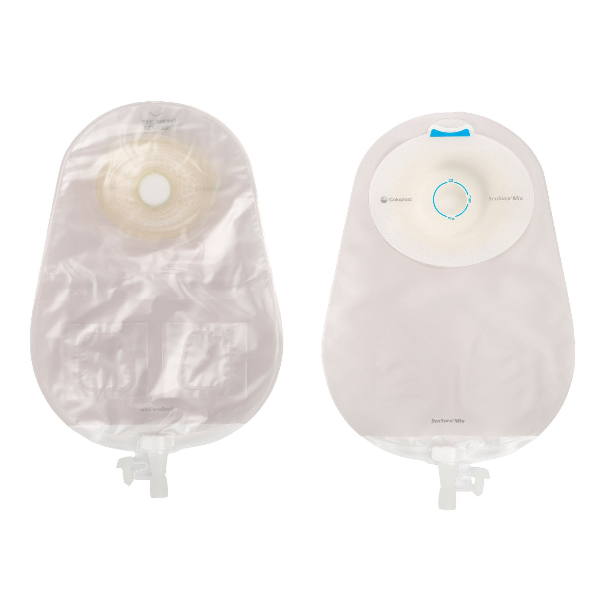 Coloplast SenSura Mio Convex Light 1-Piece Transparent Urostomy Pouch, 21mm Stoma (10/BX) 