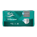 ActivStyle Inc Absorbent Underwear Rely Maximum Pull On with Tear Away Seams Adult Large Unisex Disposable Heavy Absorbency (80/CS) 