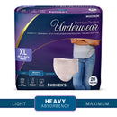 McKesson Premium Discreet Underwear for Women, Heavy Absorbency, Extra-Large (Case of 80)