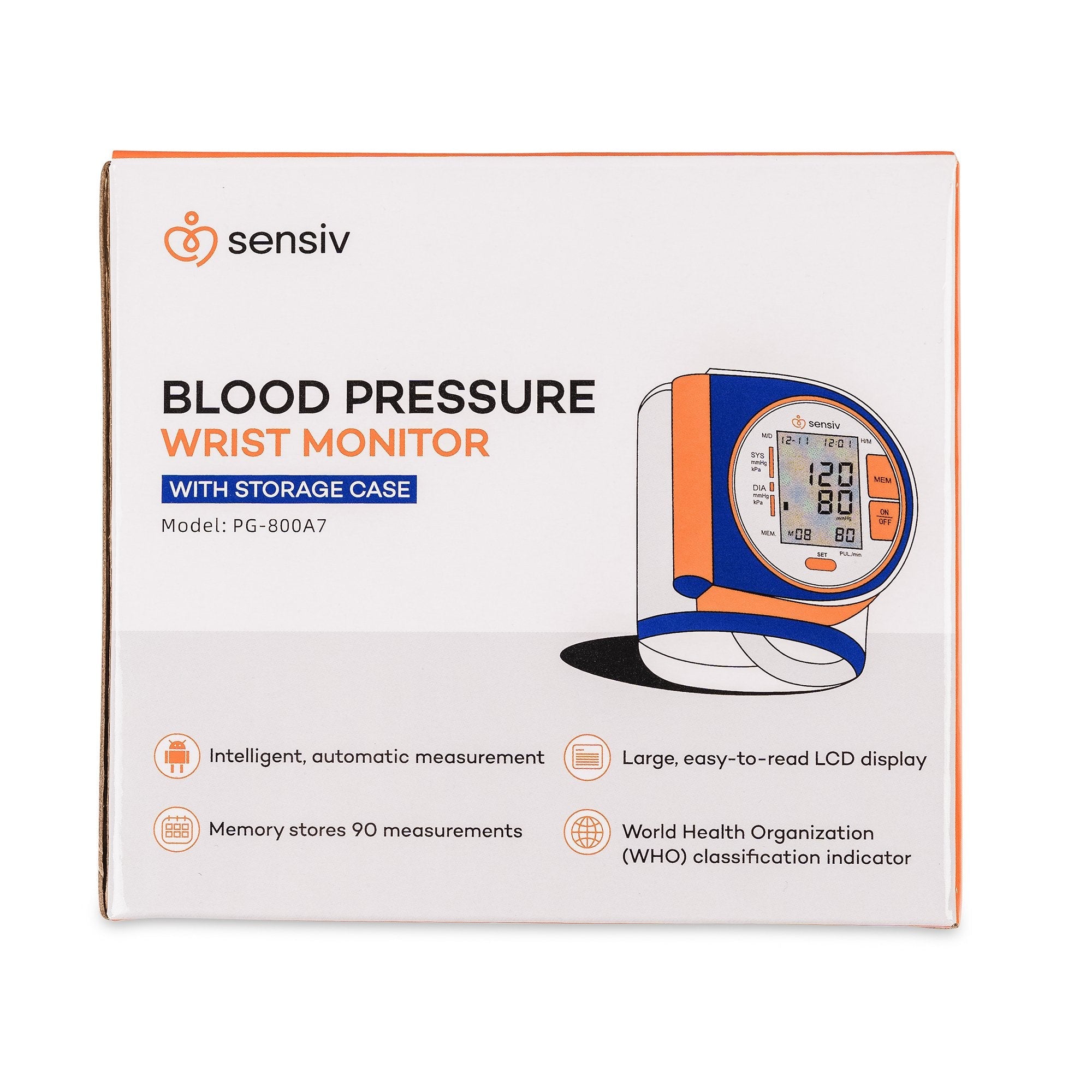 Acutens Inc Sensiv Wrist Blood Pressure Monitor (20/CS) 