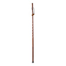 Brazos Twisted Oak Trekker Handcrafted Walking Stick, Red, 55-Inch (Each)
