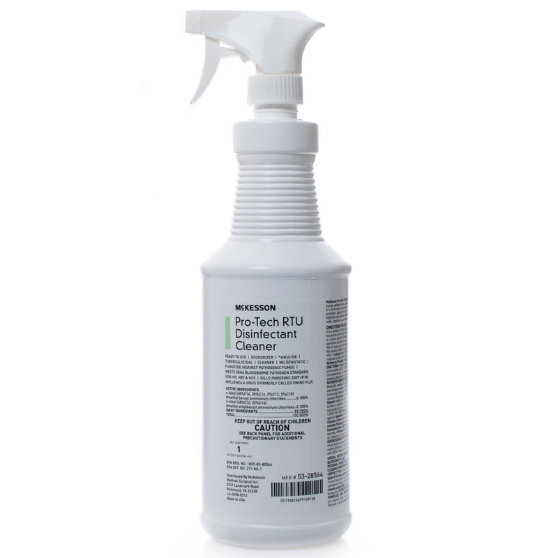 McKesson Pro-Tech Surface Disinfectant Cleaner Alcohol-Based Liquid Floral Scent (Case of 12)