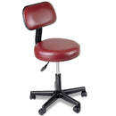 Chattanooga Pneumatic Stool  Black with Back