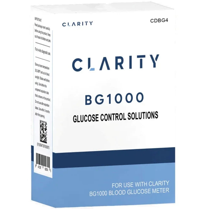 Clarity BG1000 Glucose Control Solutions