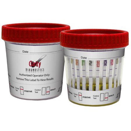 Clarity Diagnostics Clarity 11 Panel Drug Test Cup (25/Box)  MAMP, MDMA, MTD