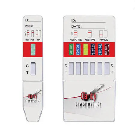 Clarity Diagnostics 12 Panel Drugs of Abuse Urine Drug Testing Dip Card