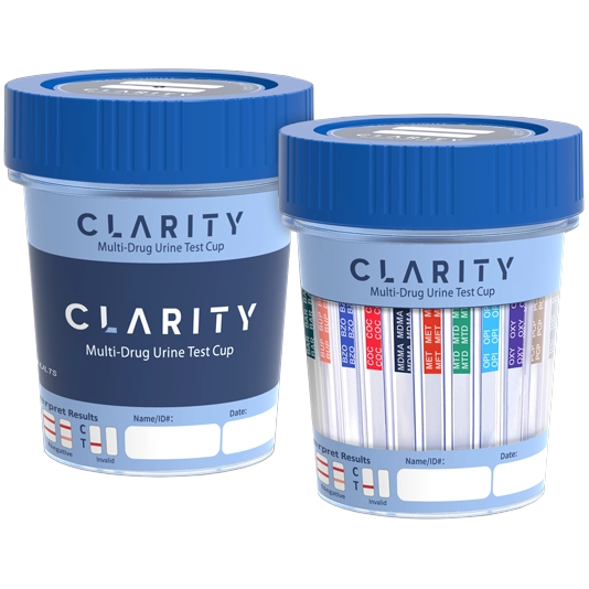 Clarity Diagnostics 12 Panel Drugs of Abuse Urine Drug Testing Cup