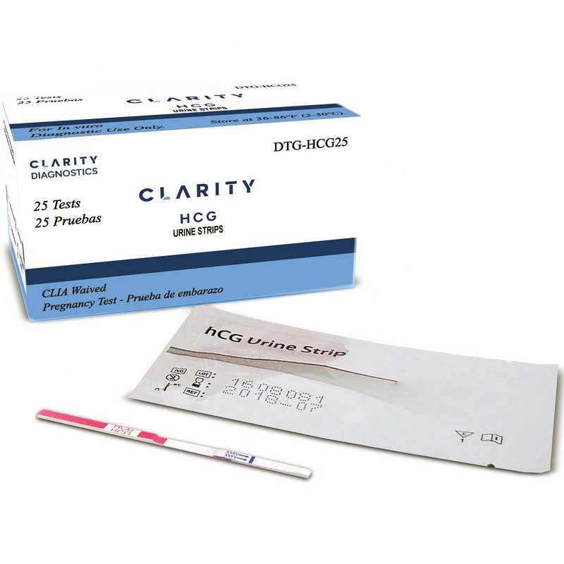 Clarity Diagnostics Clarity hCG Pregnancy Test Strip