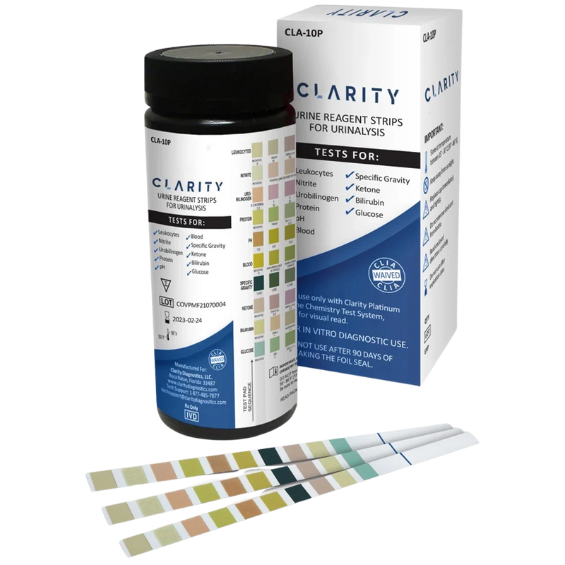 Clarity Diagnostics Clarity Platinum Urinalysis Strip