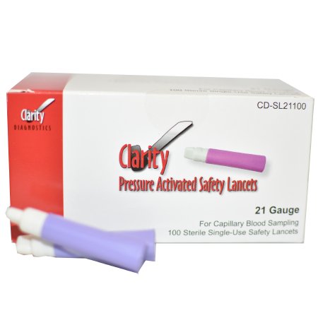 Clarity Diagnostics Clarity Safety Lancet  26G (1.8 mm depth)