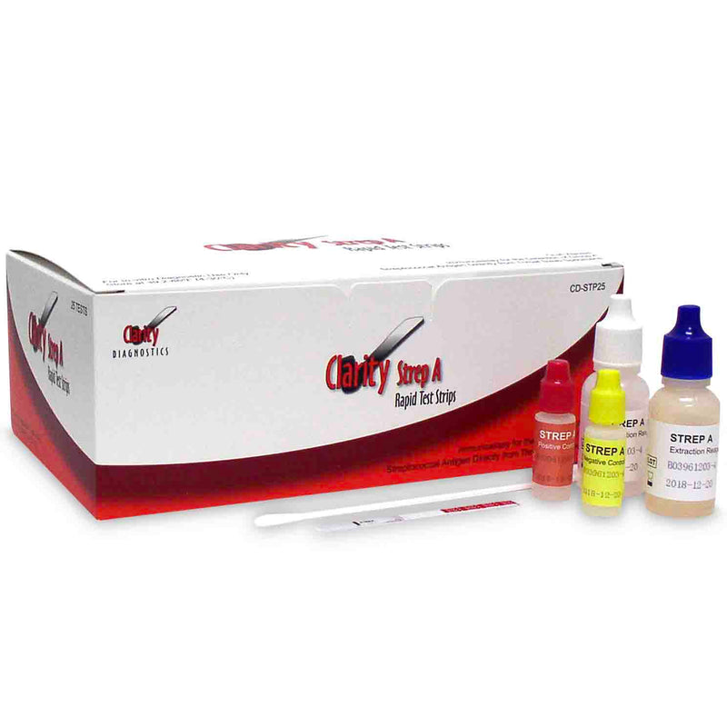 Clarity Diagnostics Clarity Strep A Test Kit  Flip Cassette (25/Box)