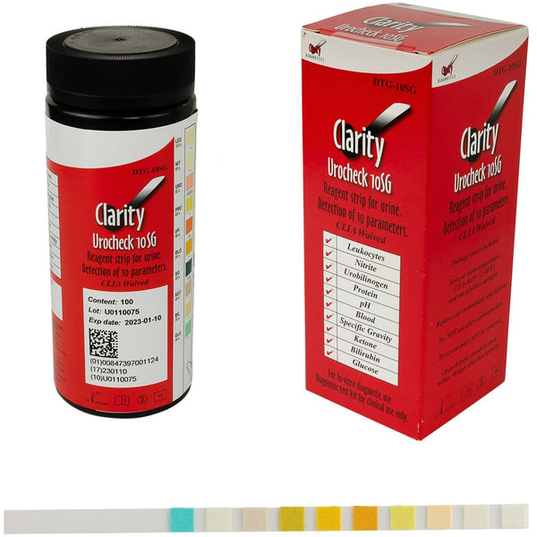Clarity Diagnostics Clarity Urocheck 10SG - 10 Parameter