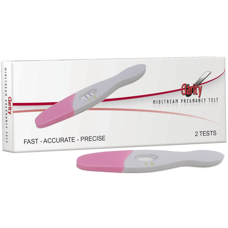 Clarity Diagnostics hCG Midstream Pregnancy Test