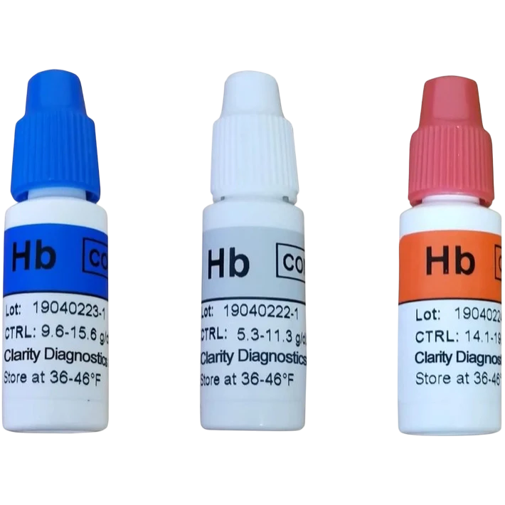 Clarity HbCheck Hemoglobin Controls Kit