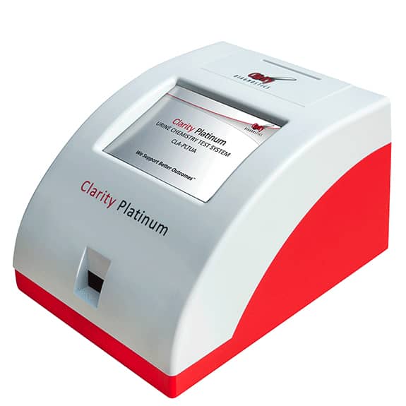 Clarity Platinum Urine Analyzer Angled