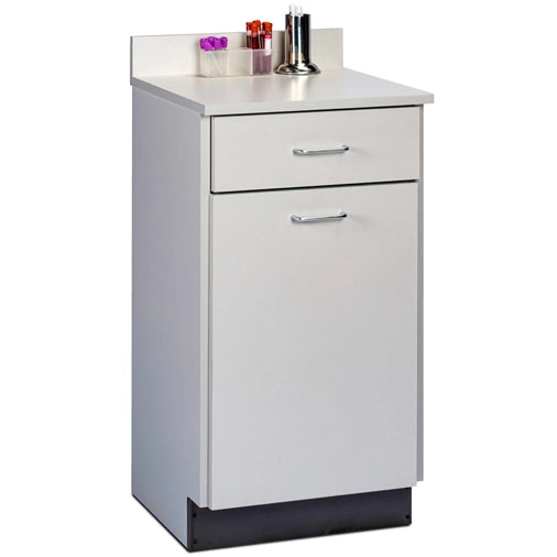 Clinton 18" Treatment Cabinet with One Drawer and One Door - Gray