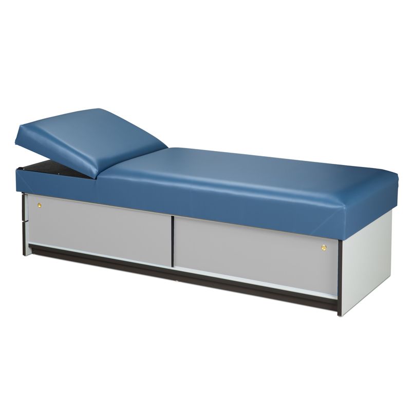 Clinton 2 Door Couch  With Adjustable Head - Black