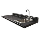 Clinton 36" Postform Countertop  Black Alicante