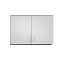 Clinton 36" Wall Cabinet with 2 Doors - Gray