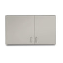 Clinton 42" Wall Cabinet with 2 Doors (Extended Left Door) - Ashen Gray
