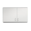 Clinton 42" Wall Cabinet with 2 Doors (Extended Left Door)  Gray