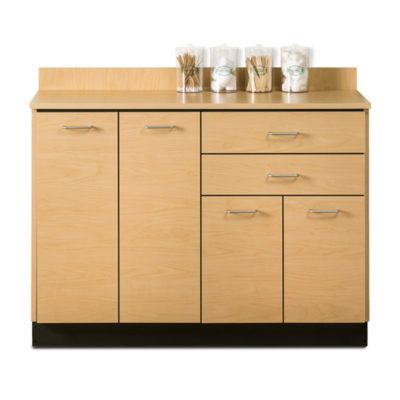 Clinton 48" Base Cabinet with 4 Doors and 2 Drawers - Maple