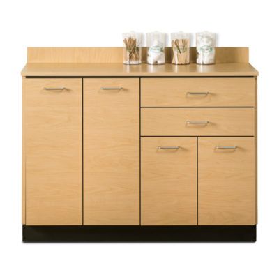 Clinton 48" Base Cabinet with 4 Doors and 2 Drawers  Maple, Slate Gray
