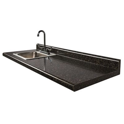 Clinton 48" Postform Countertop  Meteorite