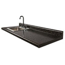 Clinton 48" Postform Countertop - Meteorite