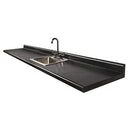 Clinton 72" Postform Countertop  Black Alicante