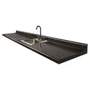 Clinton 72" Postform Countertop  Meteorite