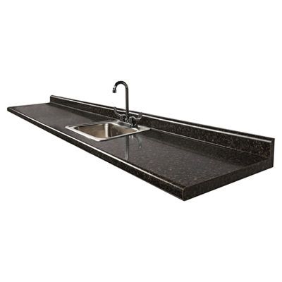 Clinton 72" Postform Countertop  Meteorite