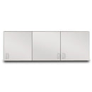Clinton 72" Wall Cabinet with 3 Doors  Gray