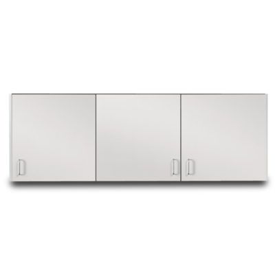 Clinton 72" Wall Cabinet with 3 Doors  Gray