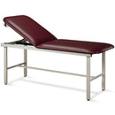 Clinton Alpha Series Treatment Table with H-Brace - Burgundy