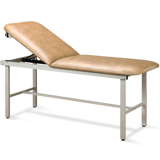 Clinton Alpha Series Treatment Table with H-Brace  30" Wide - Desert Tan